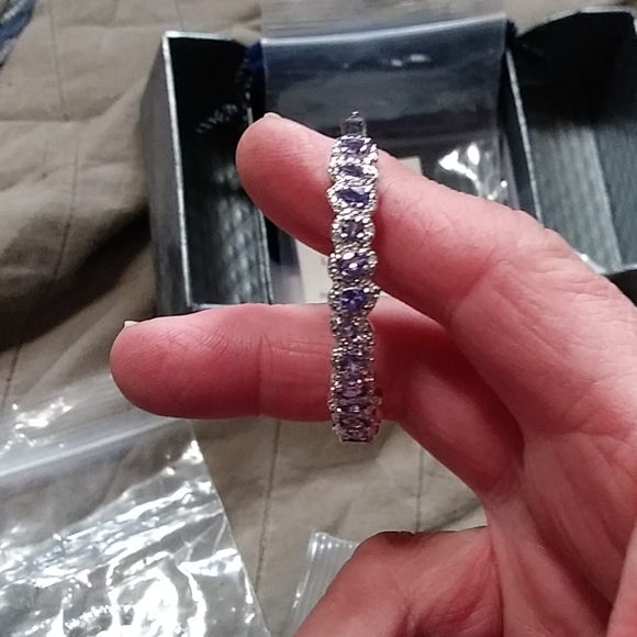 Tanzanite earrings - Picture 5 of 7